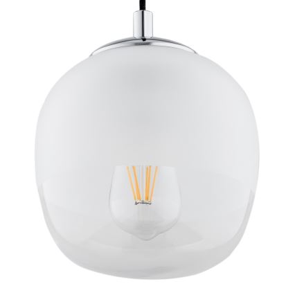 Argon 4676 - Lustra ar auklu BALTIMORE 1xE27/15W/230V spīdīgs hroms