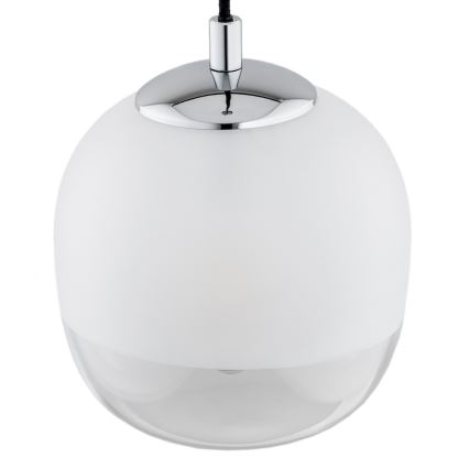 Argon 4676 - Lustra ar auklu BALTIMORE 1xE27/15W/230V spīdīgs hroms