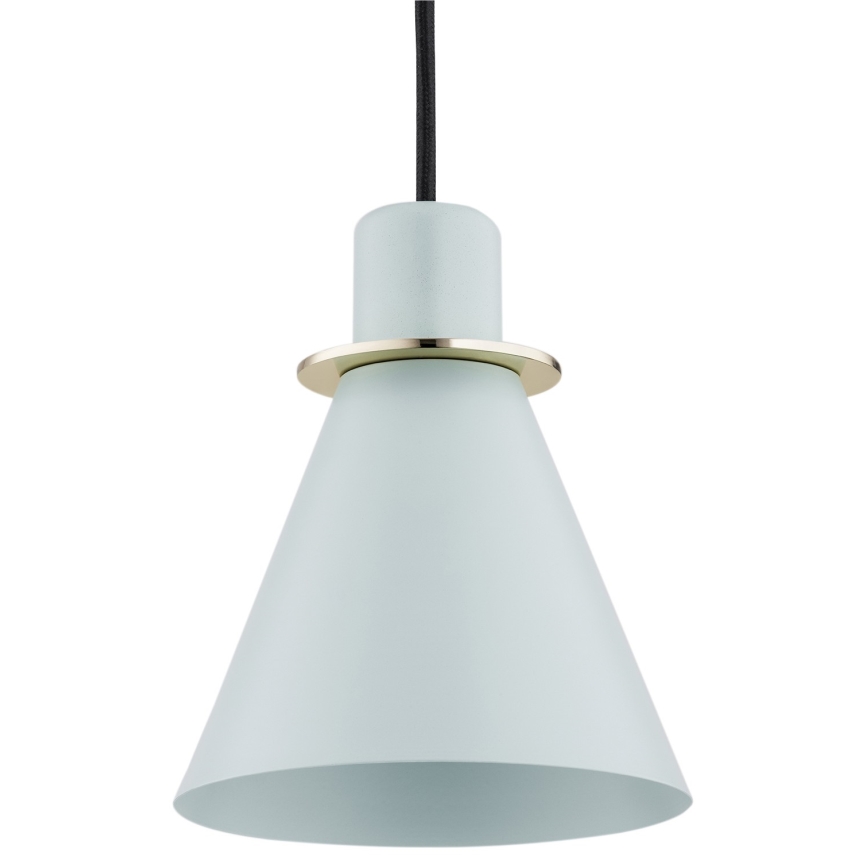Argon 4682 - Lustra ar auklu BEVERLY 1xE27/15W/230V zils/zelta