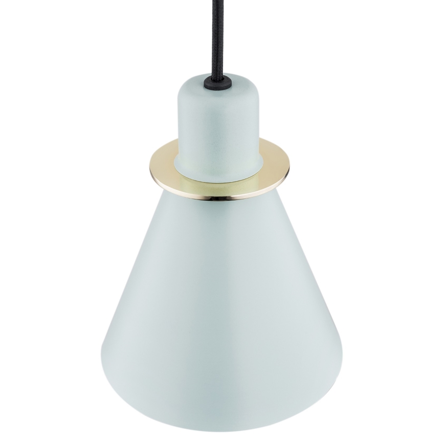 Argon 4682 - Lustra ar auklu BEVERLY 1xE27/15W/230V zils/zelta