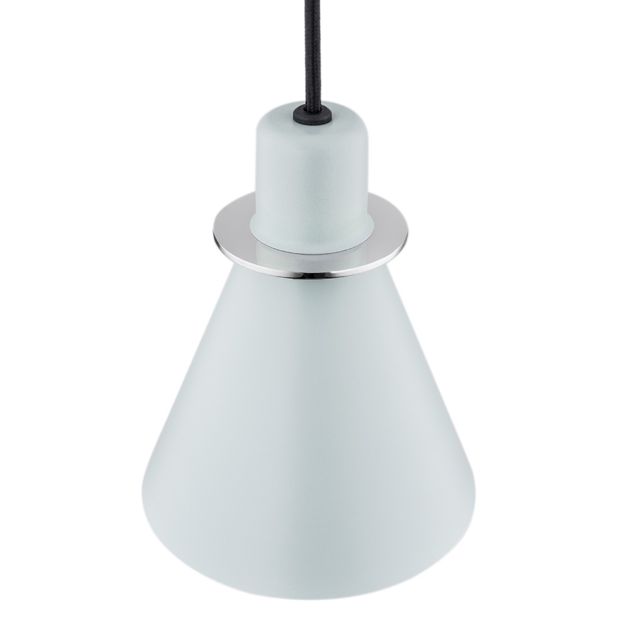 Argon 4683 - Lustra ar auklu BEVERLY 1xE27/15W/230V zila/spīdīga hroma