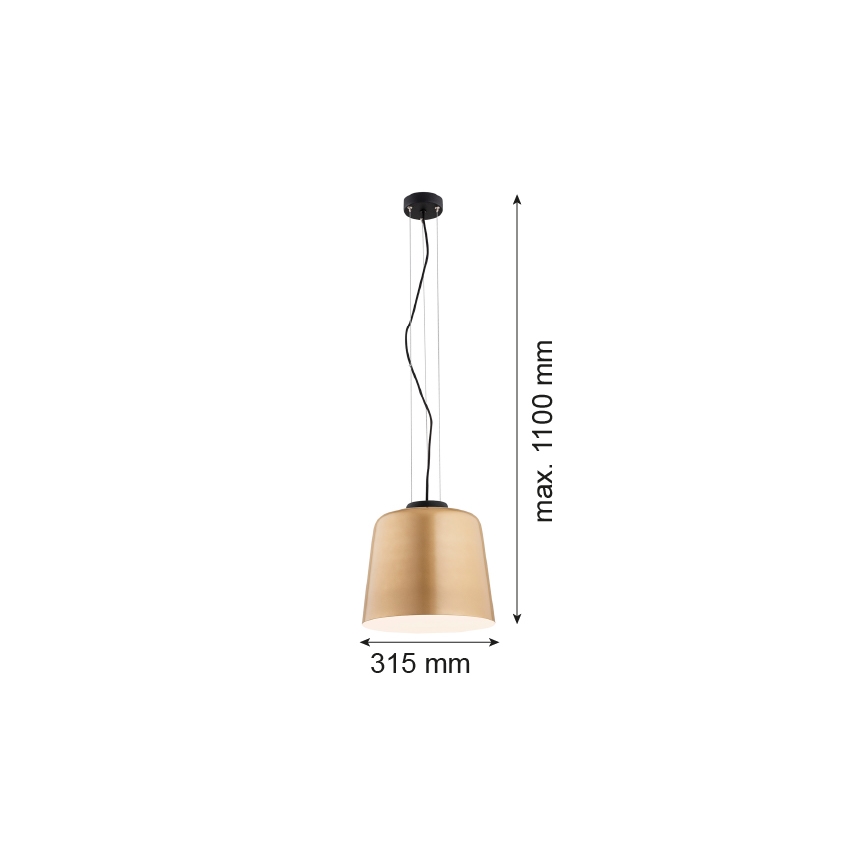 Argon 4690 - Lustra ar auklu BERKLEY 1xE27/15W/230V