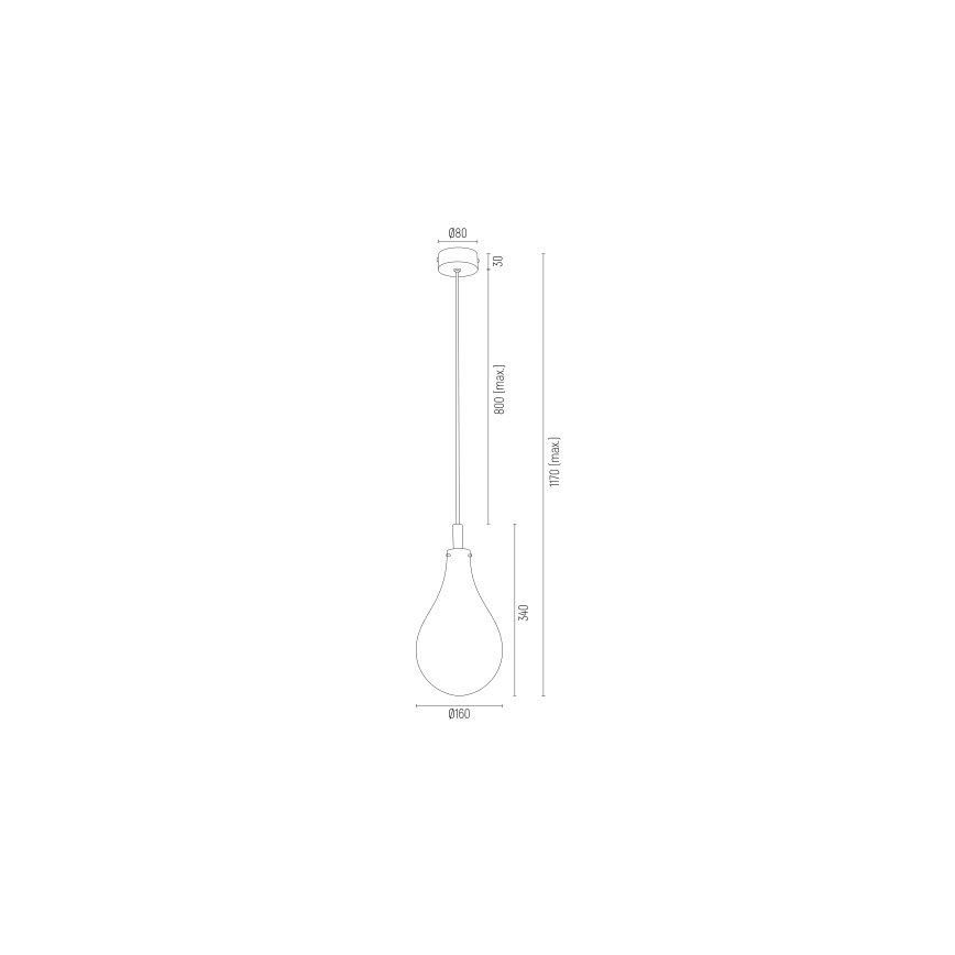 Argon 4716 - Lustra ar auklu OAKLAND 1xG9/6W/230V