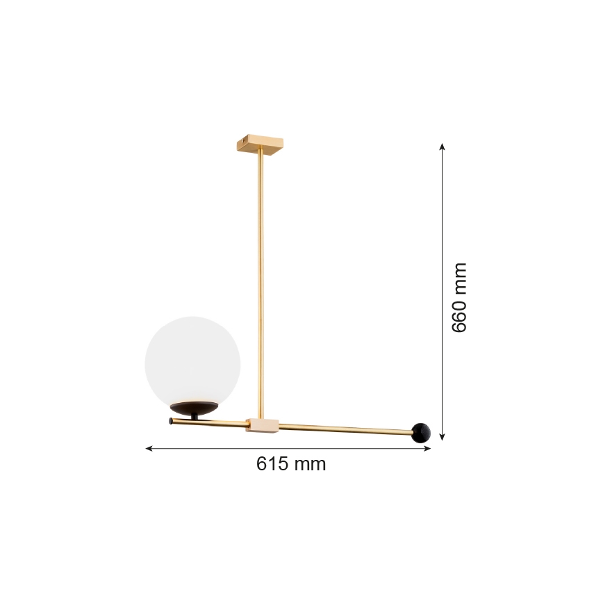 Argon 4738 - Lustra ar stieni MEGAN 1xE14/7W/230V