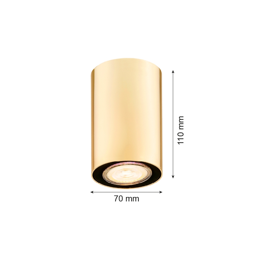 Argon 4759 - Griestu gaismeklis TYBER 1xGU10/5W/230V zelta