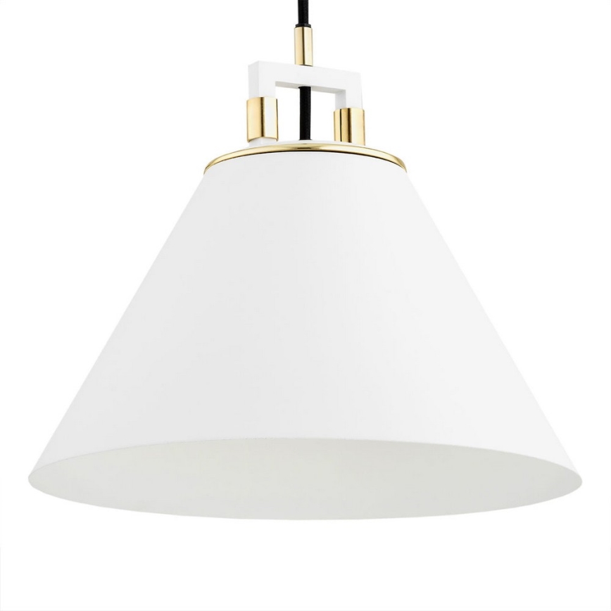 Argon 4914 - Lustra ar auklu ORTE 1xE27/15W/230V balta