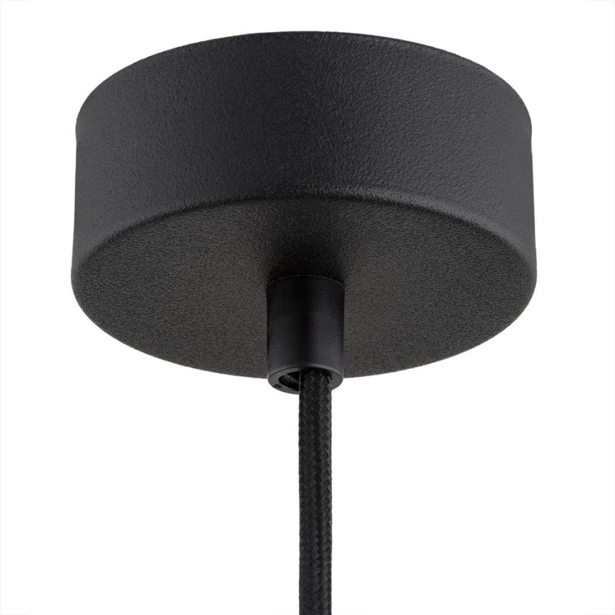 Argon 4915 - Lustra ar auklu ORTE 1xE27/15W/230V melna