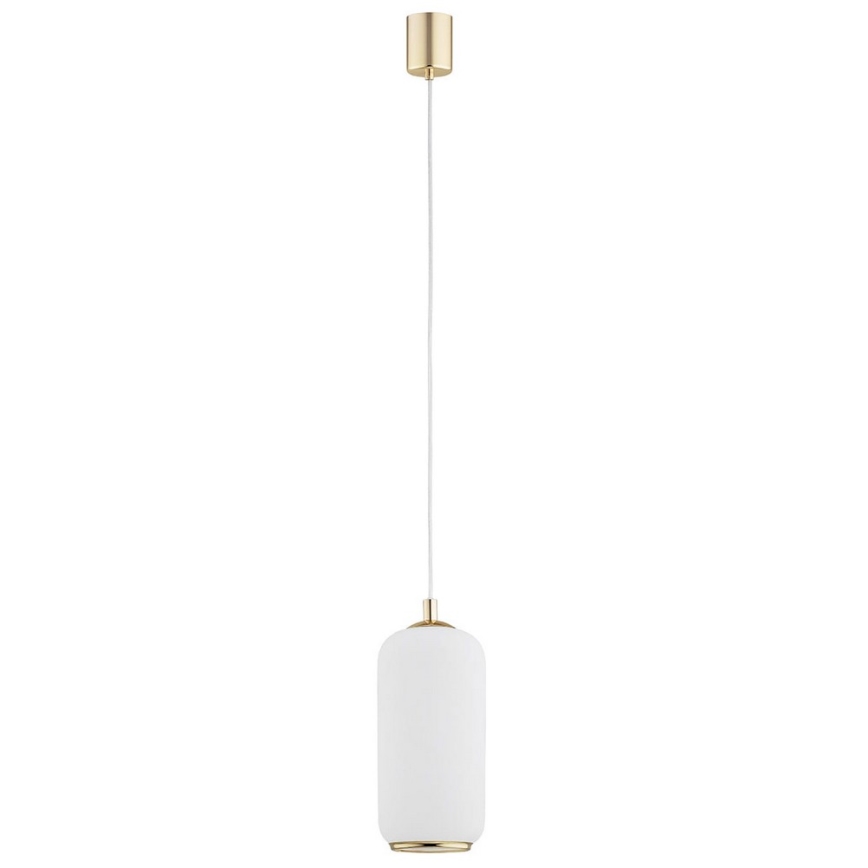 Argon 4993 - Lustra ar auklu PALLADO 1xE27/15W/230V zeltaina/balta
