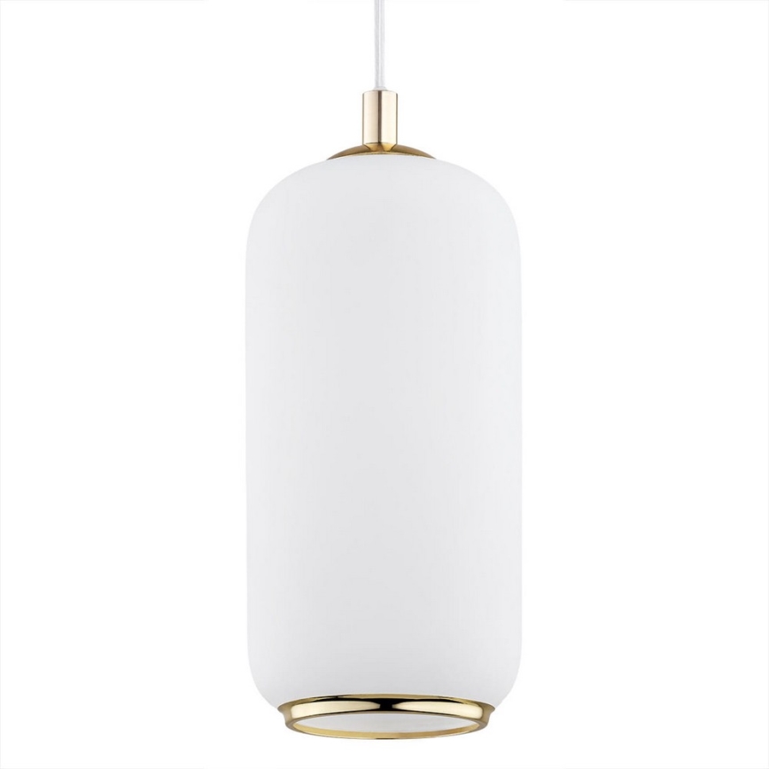 Argon 4993 - Lustra ar auklu PALLADO 1xE27/15W/230V zeltaina/balta