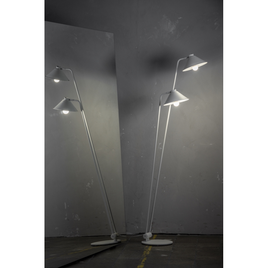 Argon 4997 - Grīdas stāvlampa GABIAN 1xE27/15W/230V, balta