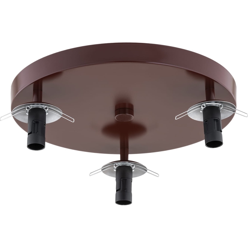 Argon 6292 - Griestu lampa FABIO 3xE14/7W/230V alabastrs brūna