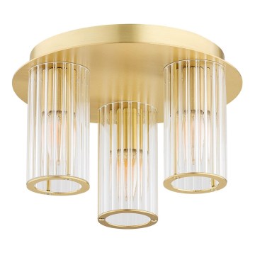 Argon 6304 - Griestu lampa HAMPTON 3xE14/7W/230V zelta