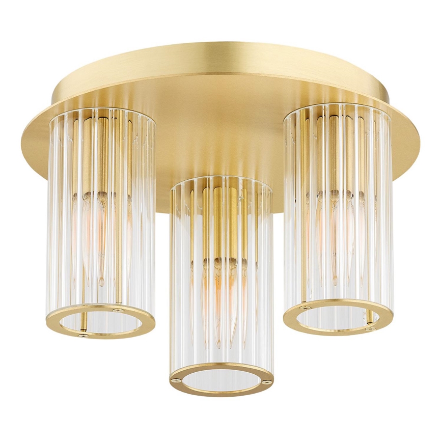 Argon 6304 - Griestu lampa HAMPTON 3xE14/7W/230V zelta