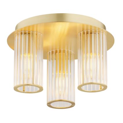 Argon 6304 - Griestu lampa HAMPTON 3xE14/7W/230V zelta