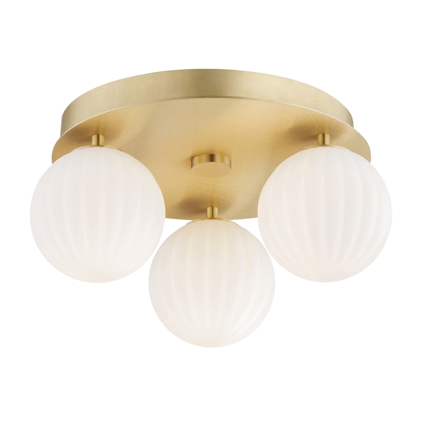 Argon 6305 - Griestu lampa PALOMA 3xE14/7W/230V zelta/balta