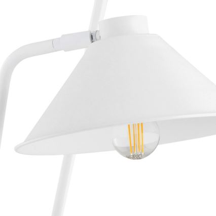 Argon 7074 - Grīdas stāvlampa GABIAN 2xE27/15W/230V balta