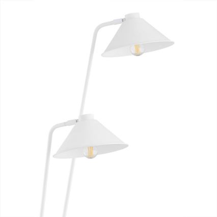 Argon 7074 - Grīdas stāvlampa GABIAN 2xE27/15W/230V balta