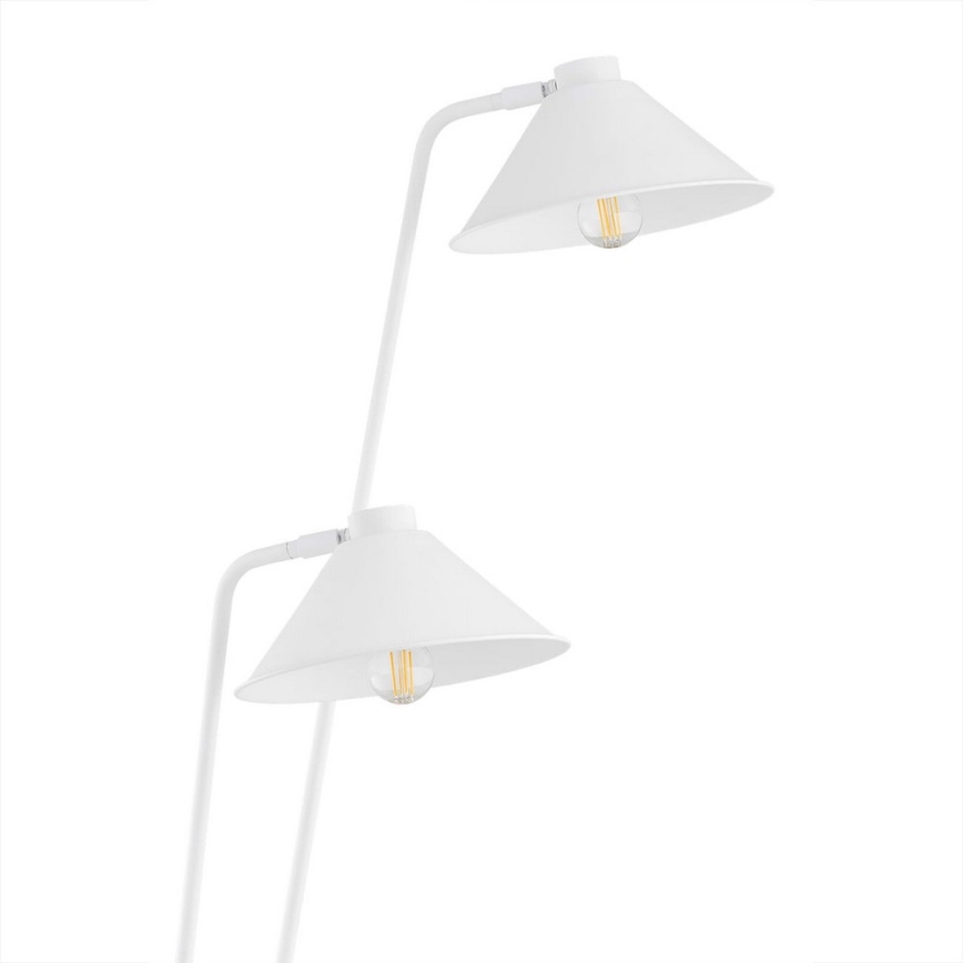 Argon 7074 - Grīdas stāvlampa GABIAN 2xE27/15W/230V balta
