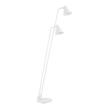 Argon 7076 - Grīdas stāvlampa AVALONE 2xE27/15W/230V balta