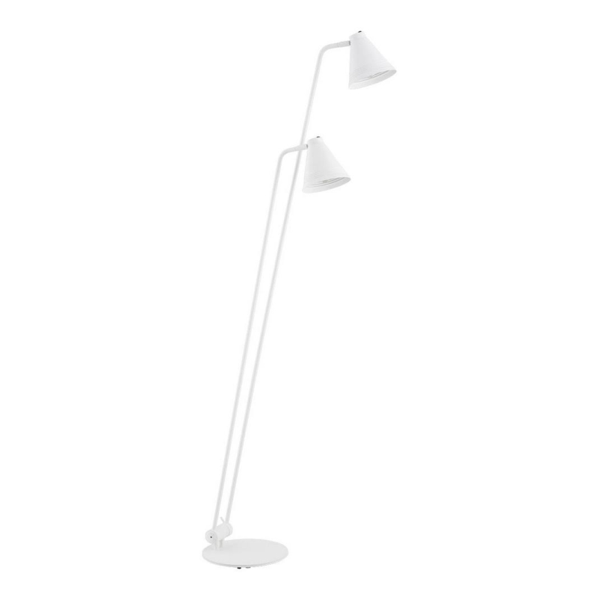 Argon 7076 - Grīdas stāvlampa AVALONE 2xE27/15W/230V balta