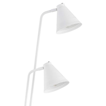 Argon 7076 - Grīdas stāvlampa AVALONE 2xE27/15W/230V balta