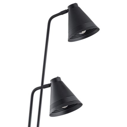 Argon 7077 - Grīdas stāvlampa AVALONE 2xE27/15W/230V melna