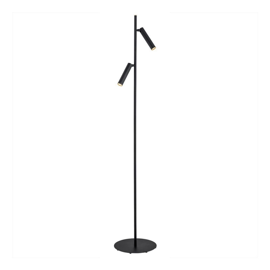 Argon 7082 - Grīdas stāvlampa TORRE 2xG9/6W/230V melna