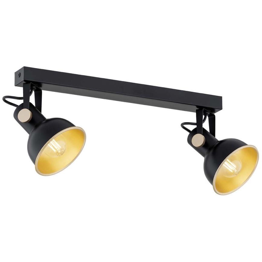 Argon 7142 - Starmetis LENORA 2xE14/7W/230V melna