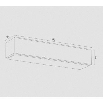 Argon 7166 - Sienas lampa CARLSON 2xE27/15W/230V 40 cm zelta