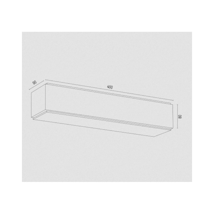 Argon 7166 - Sienas lampa CARLSON 2xE27/15W/230V 40 cm zelta