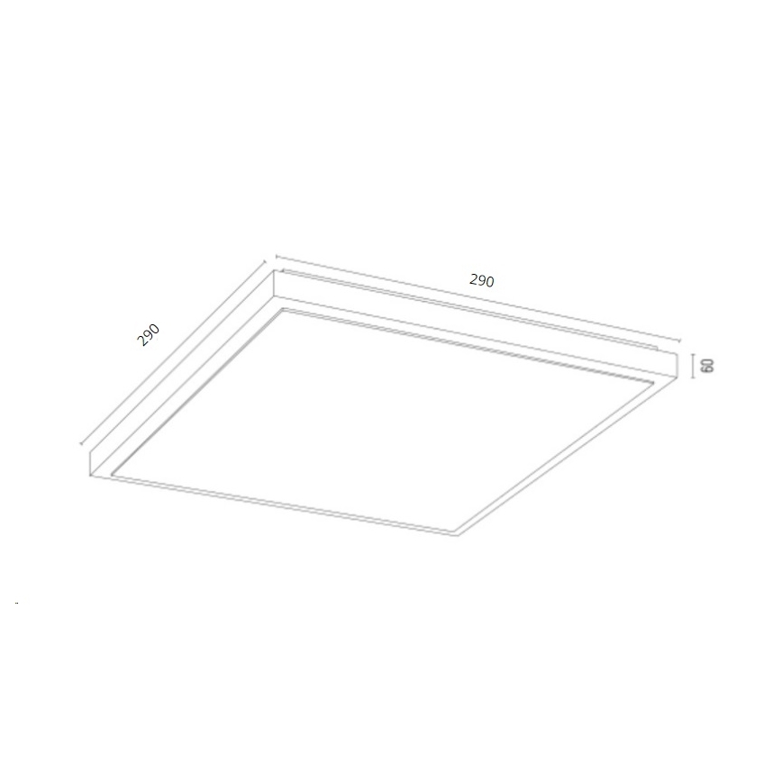 Argon 7167 - Griestu lampa CARLSON 2xE27/15W/230V 29x29 cm zelta