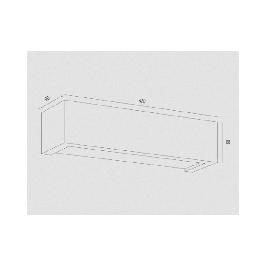 Argon 7168 - Sienas lampa CASERTA 2xE27/15W/230V 42 cm