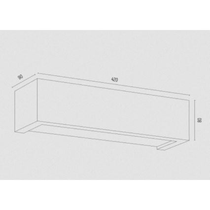 Argon 7169 - Sienas lampa CASERTA 2xE27/15W/230V 42 cm