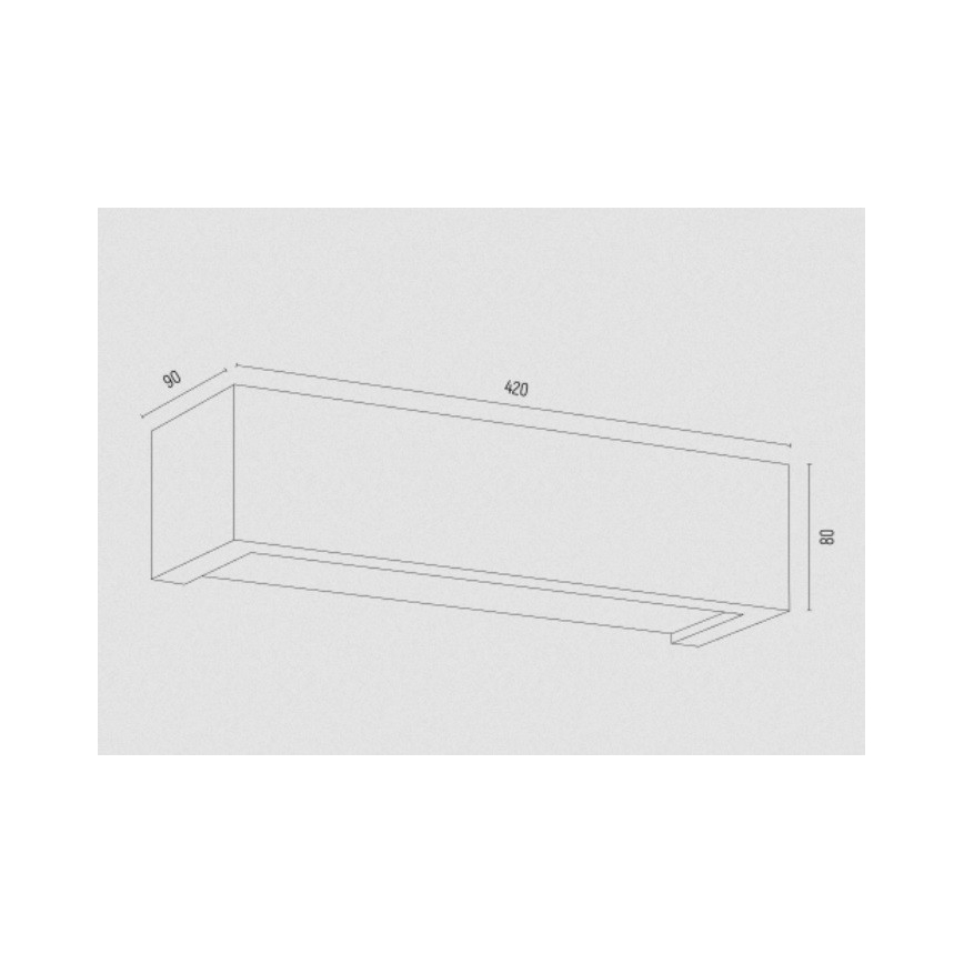 Argon 7169 - Sienas lampa CASERTA 2xE27/15W/230V 42 cm