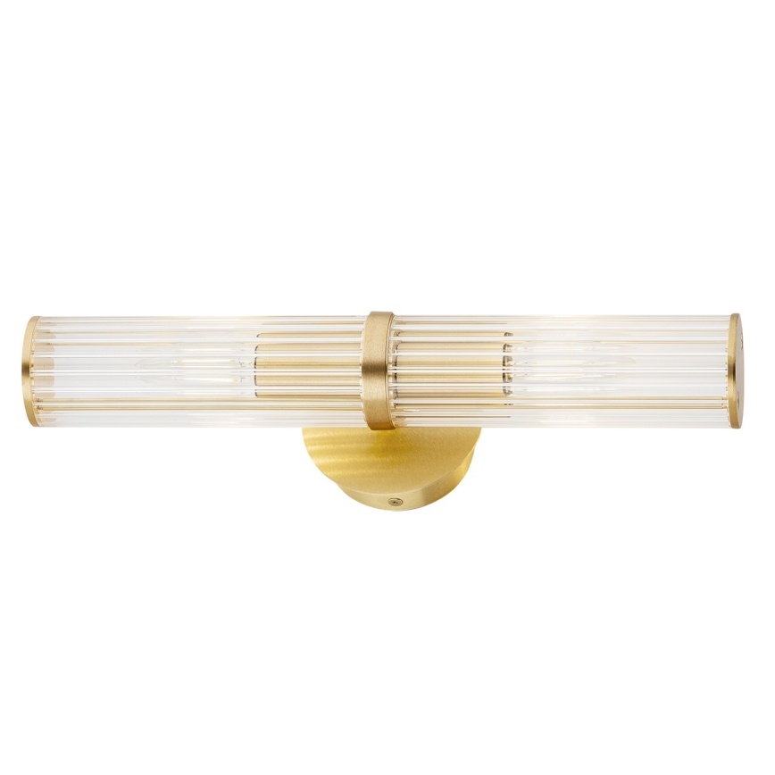 Argon 7203 - Sienas lampa HAMPTON 2xE14/7W/230V zelta