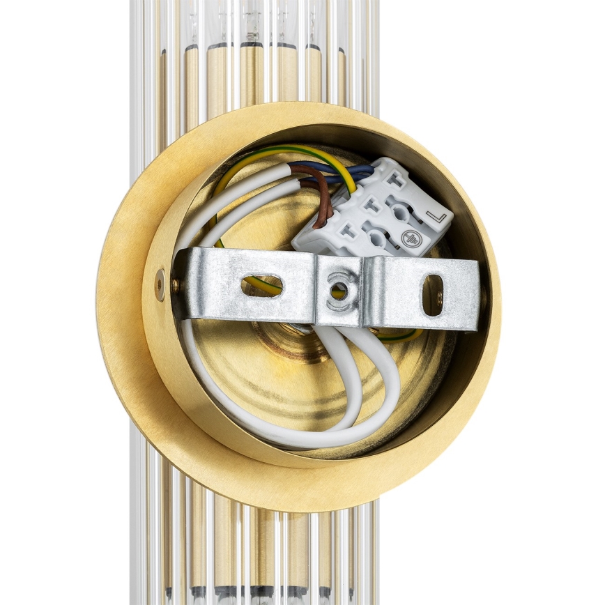 Argon 7203 - Sienas lampa HAMPTON 2xE14/7W/230V zelta