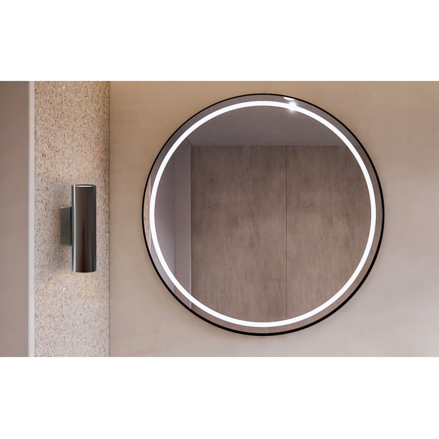 Argon 7231 - Sienas lampa MITOS PLUS 2xGU10/5W/230V melna