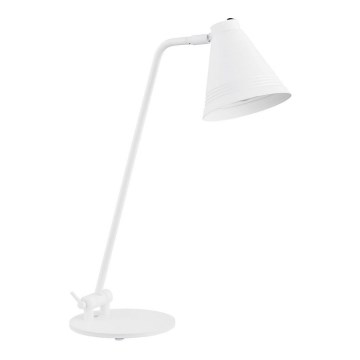 Argon 8000 - Galda lampa AVALONE 1xE27/15W/230V balta