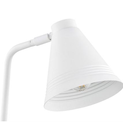 Argon 8000 - Galda lampa AVALONE 1xE27/15W/230V balta