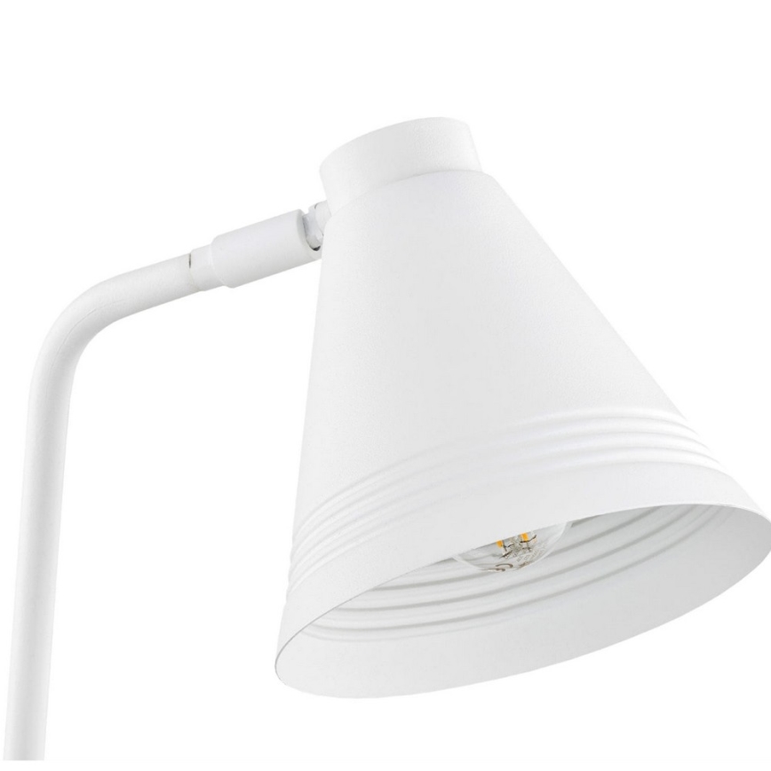 Argon 8000 - Galda lampa AVALONE 1xE27/15W/230V balta