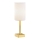 Argon 8030 - Galda lampa ABRUZZO 1xE14/7W/230V misiņa/balta