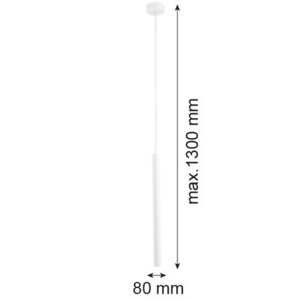 Argon 8066 - Lustra ar auklu ETNA 1xG9/6W/230V balta