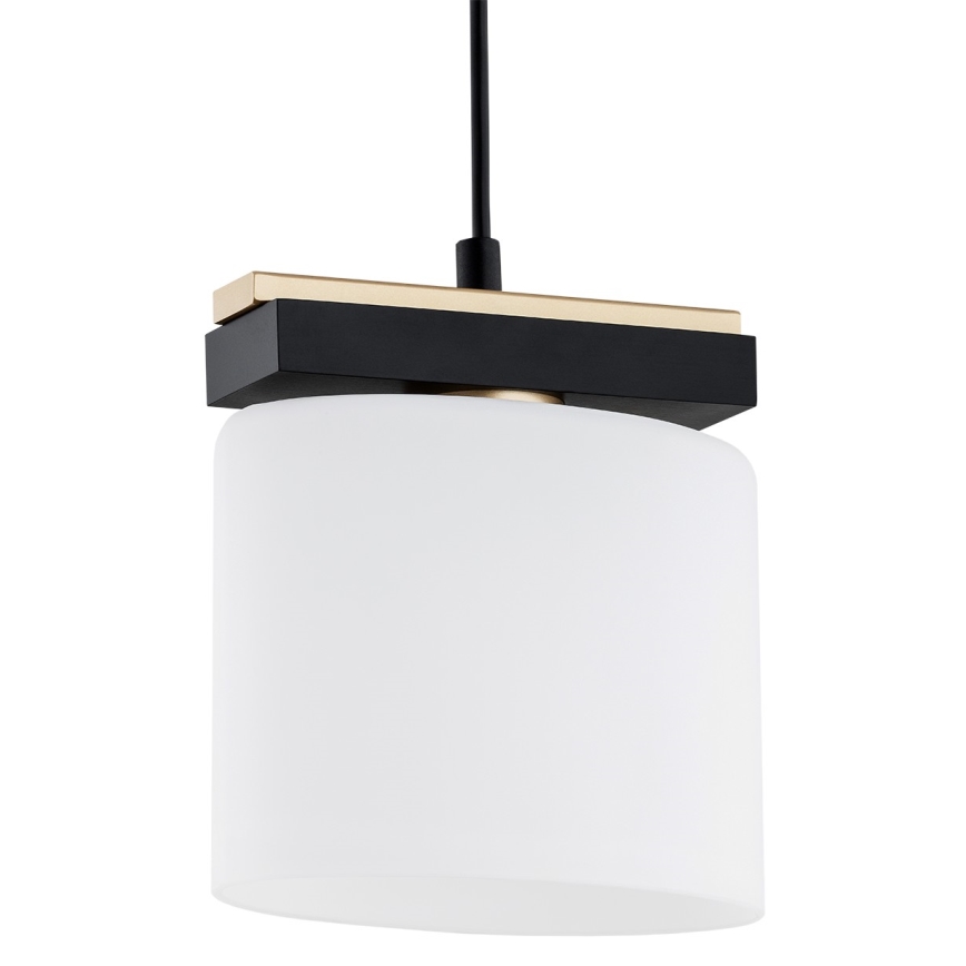 Argon 8276 - Lustra ar auklu CANOA 1xE27/15W/230V melna