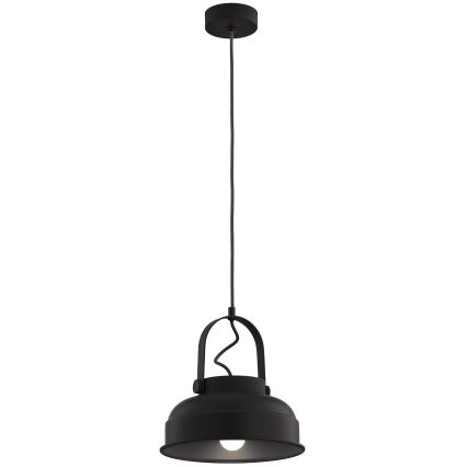 Argon 8285 - Lustra ar auklu DAKOTA 1xE27/15W/230V melna