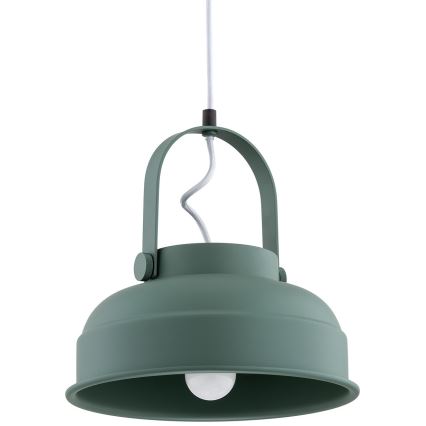 Argon 8287 - Lustra ar auklu DAKOTA 1xE27/15W/230V zaļa
