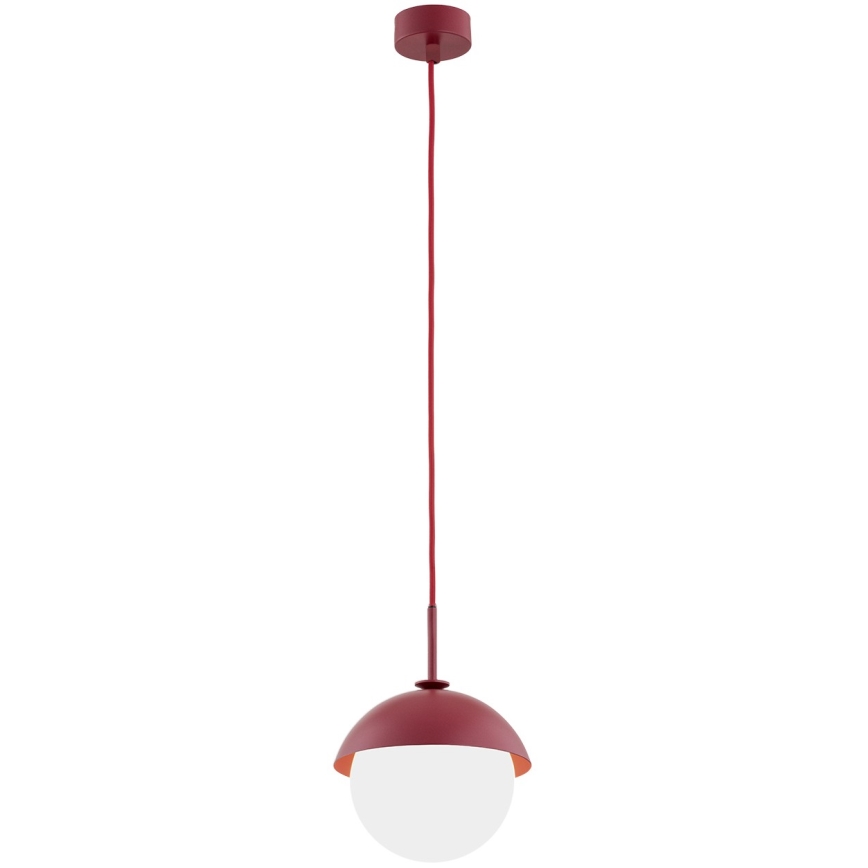 Argon 8296 - Lustra ar auklu CAPPELLO 1xE27/15W/230V sarkana