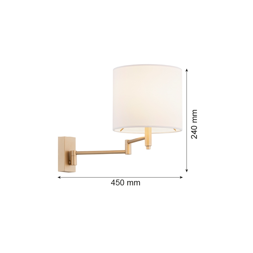Argon 8314 - Sienas lampa DOLCE 1xE27/15W/230V