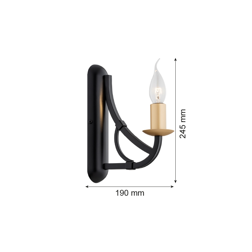 Argon 8355 - Sienas lampa LORENZO 1xE14/7W/230V