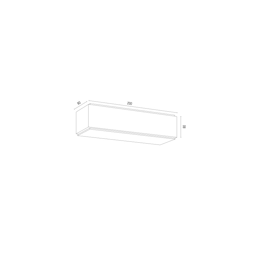 Argon 8365 - Sienas lampa CARLSON 1xE27/15W/230V 20 cm, melna