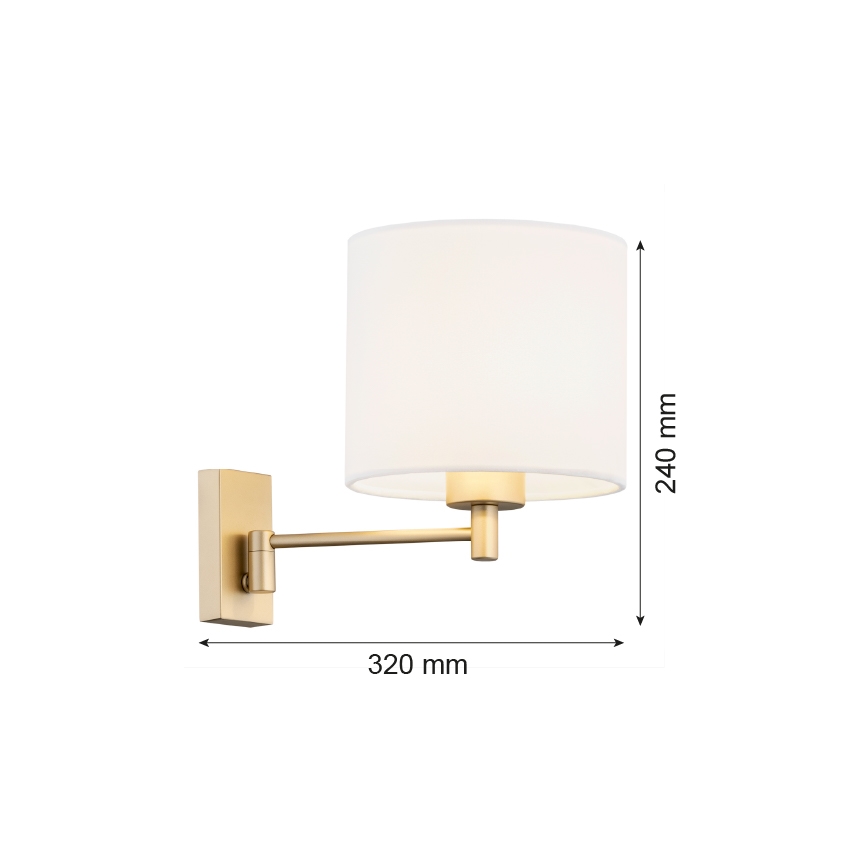 Argon 8370 - Sienas lampa DOLCE 1xE27/15W/230V